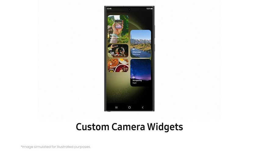 Samsung One UI 6 widgety fotoaparátu