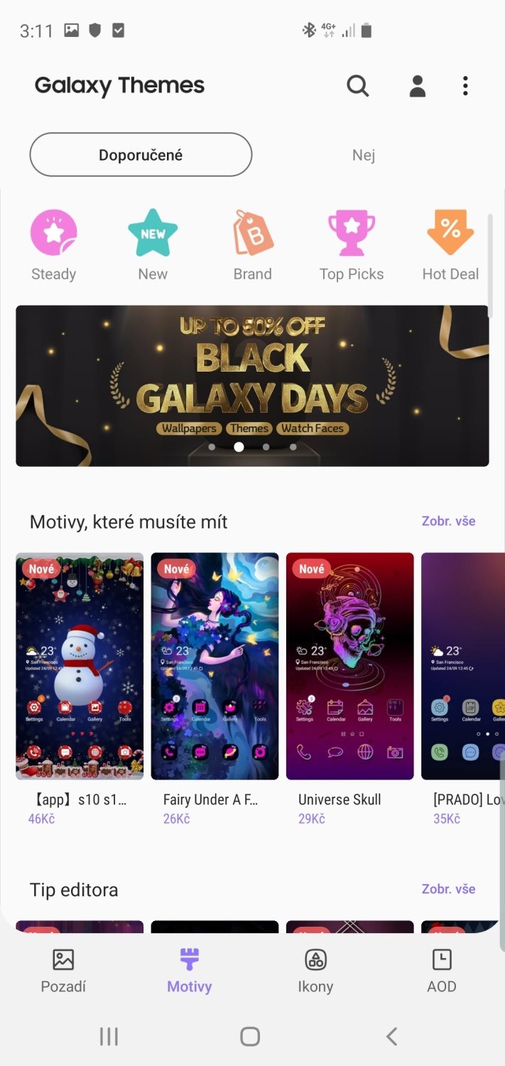 Samsung One UI - Galaxy Themes