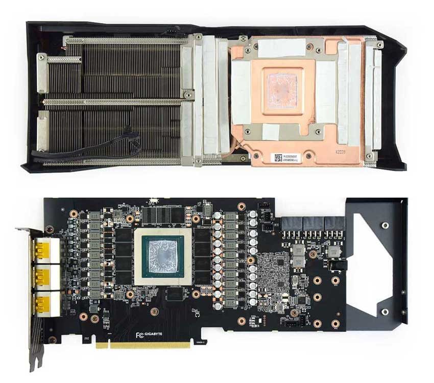 Gigabyte AORUS RTX 3080 XTREME 10G; systém chlazení