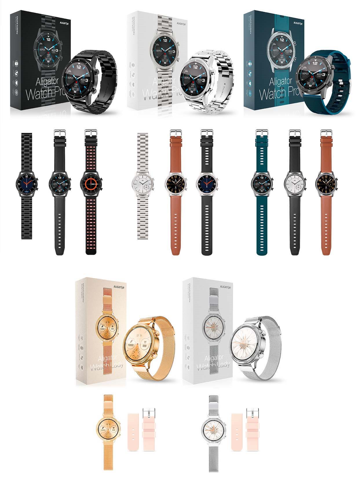 Aligator Watch Pro; Aligator Watch Lady;smartwatch; viselhető elektronika; okosórák