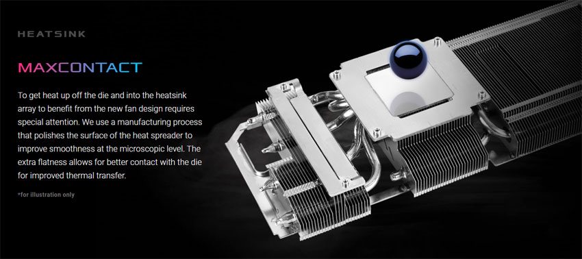 Asus STRIX RTX 3060 O12G Gaming; systém chlazení