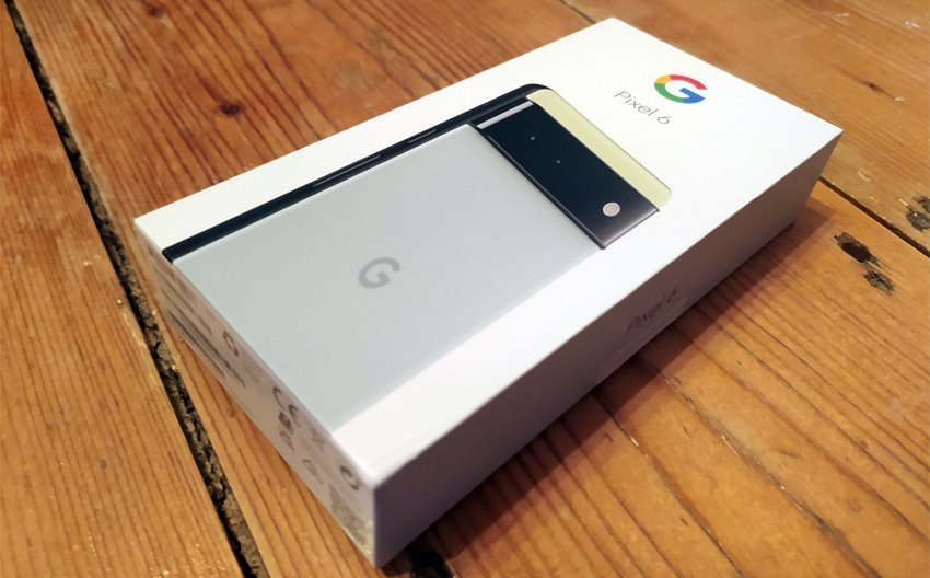 Google Pixel 6, krabička