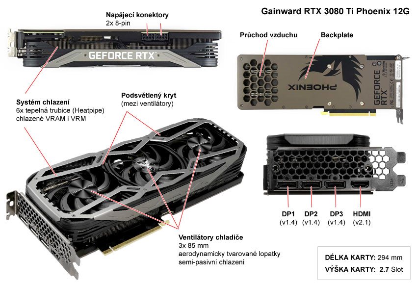 Gainward GeForce RTX 3080 Ti Phoenix 12G (RECENZE A TESTY) | Alza.cz