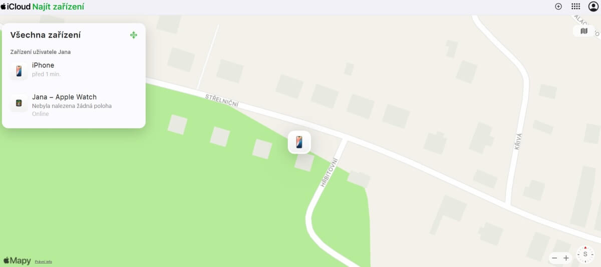 Aplikace Najít / Find