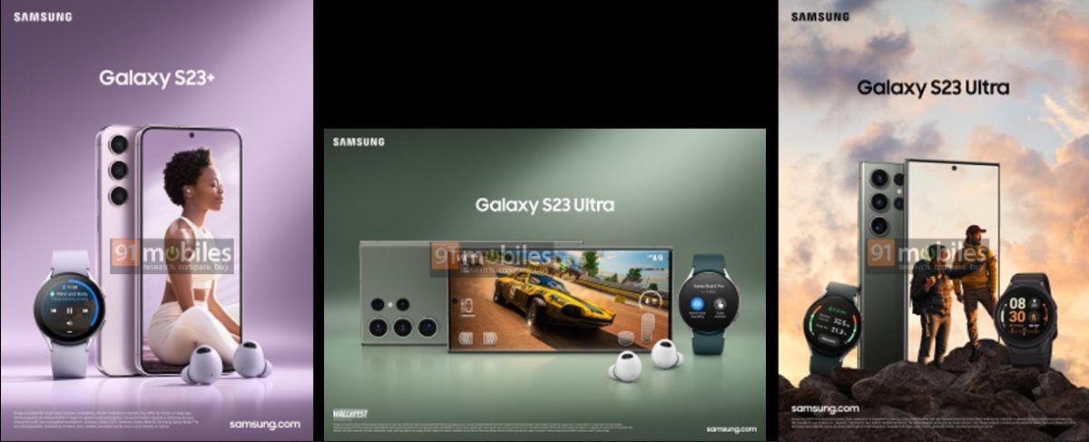 Samsung Galaxy S23 spekulace, uniklá prezentační grafika