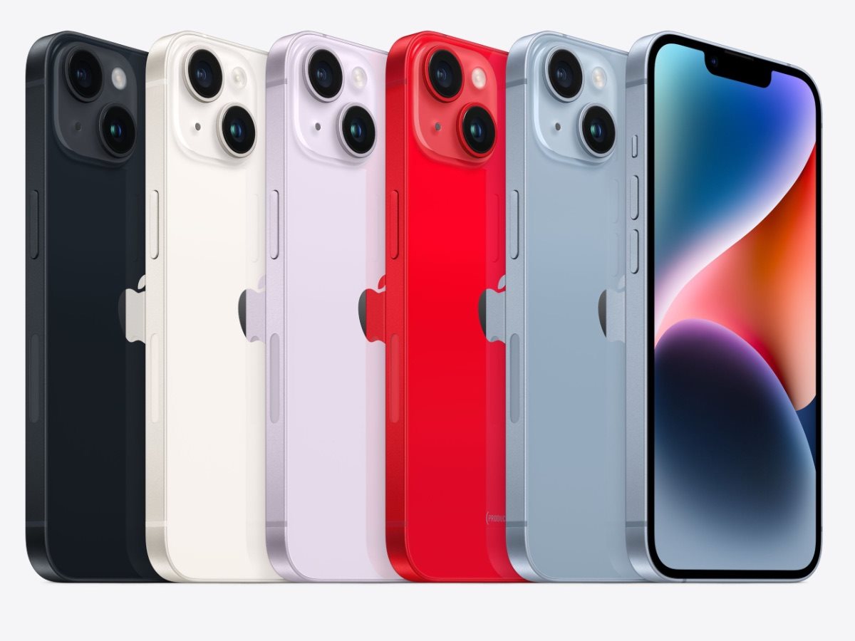 iPhone 14, barevné varianty