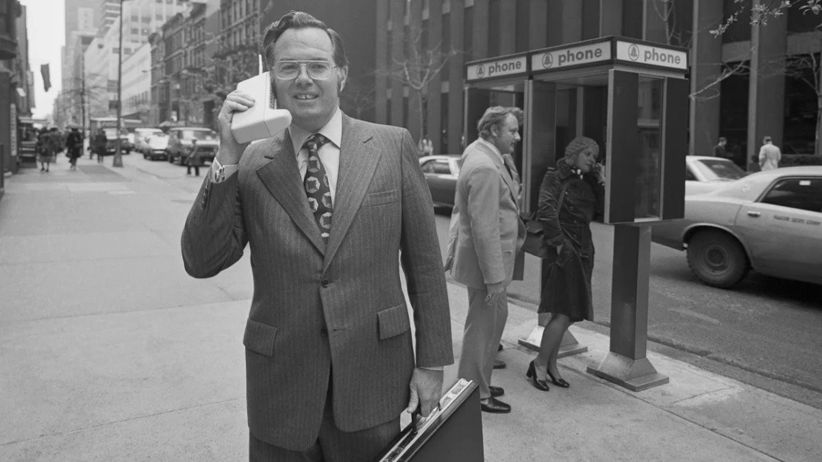 50 let mobilů, telefonát v ulicích New Yorku, 70. léta