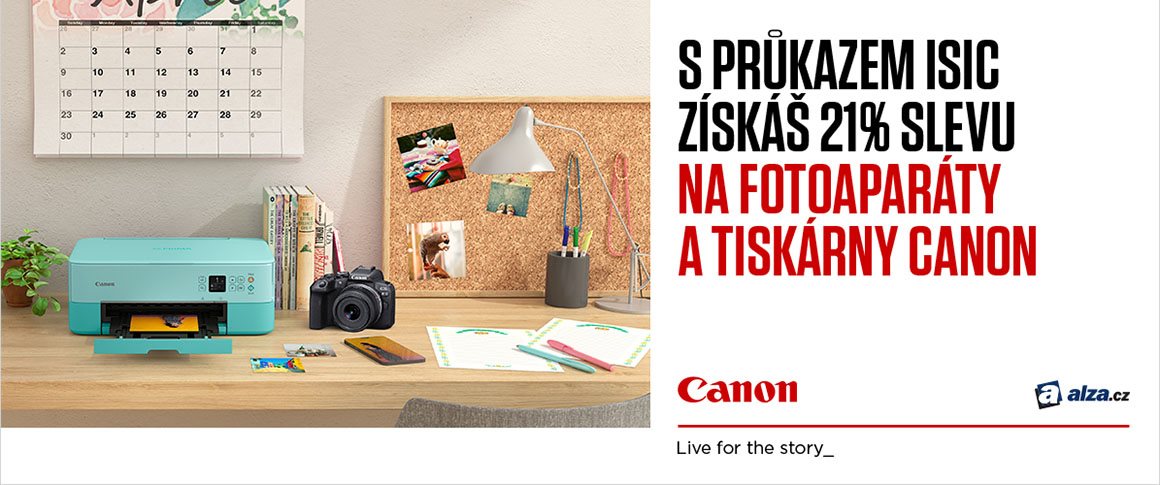 Canon slevy ISIC