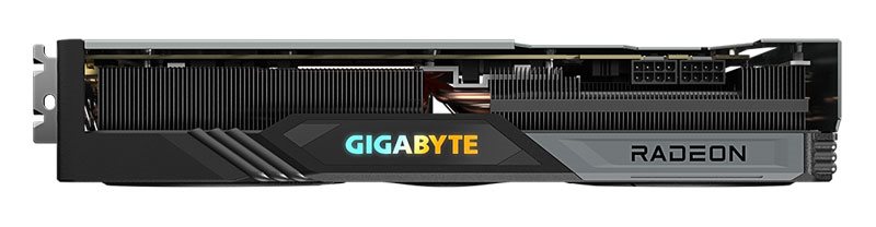Gigabyte RX 7800 XT GAMING OC 16G; horní strana 