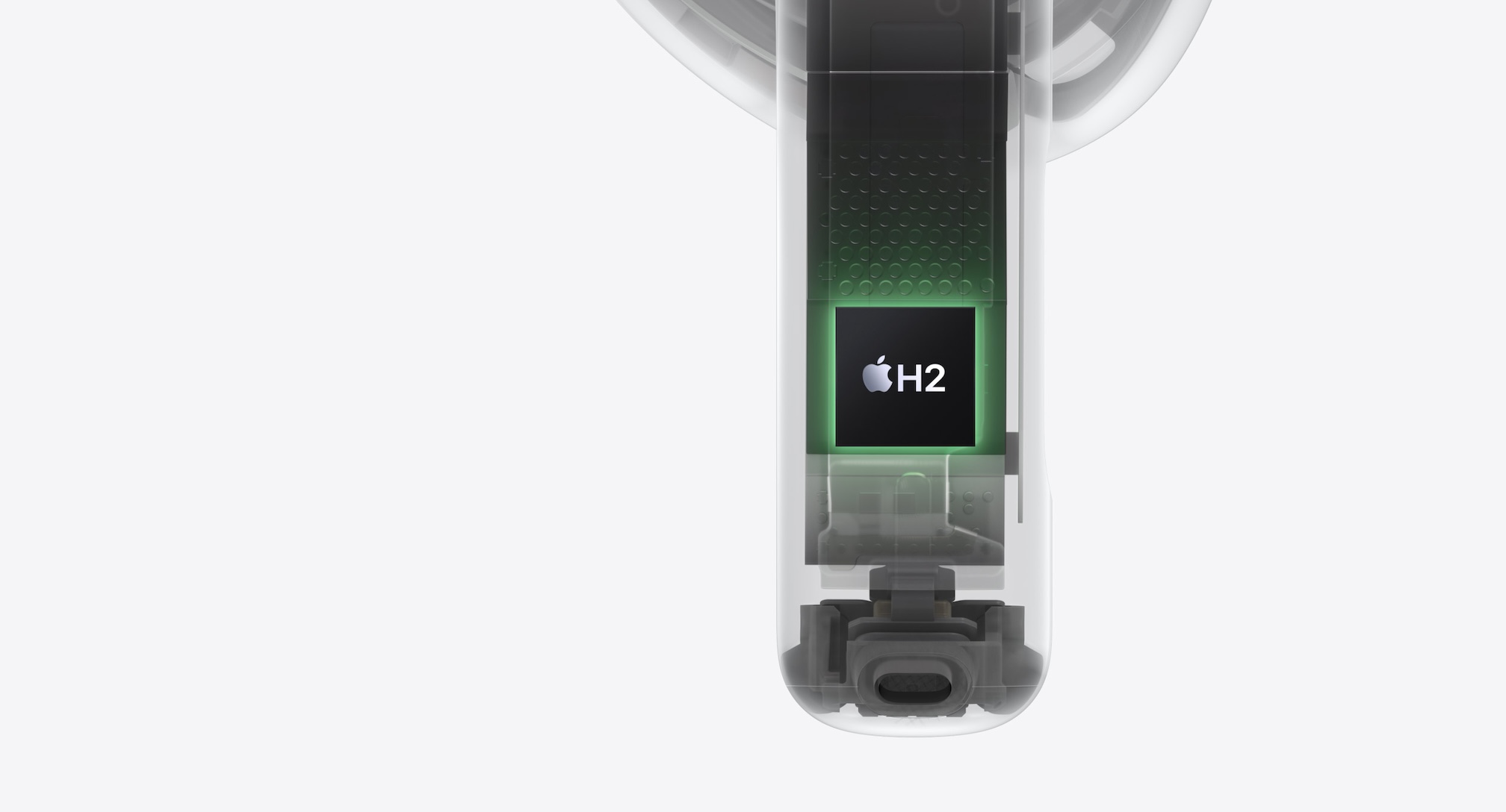 Apple AirPods 4, čip H2