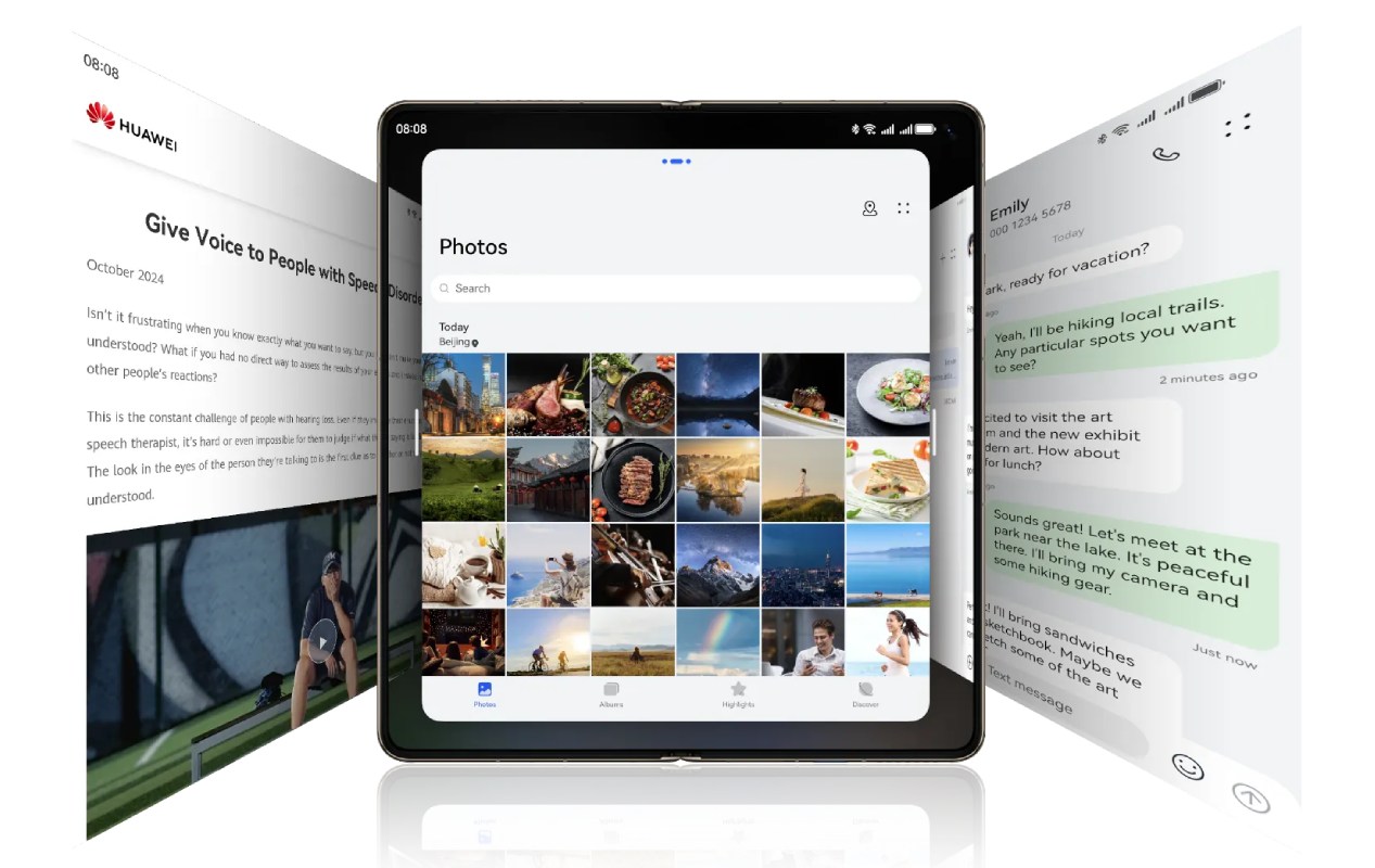 Huawei Mate X6, multitasking