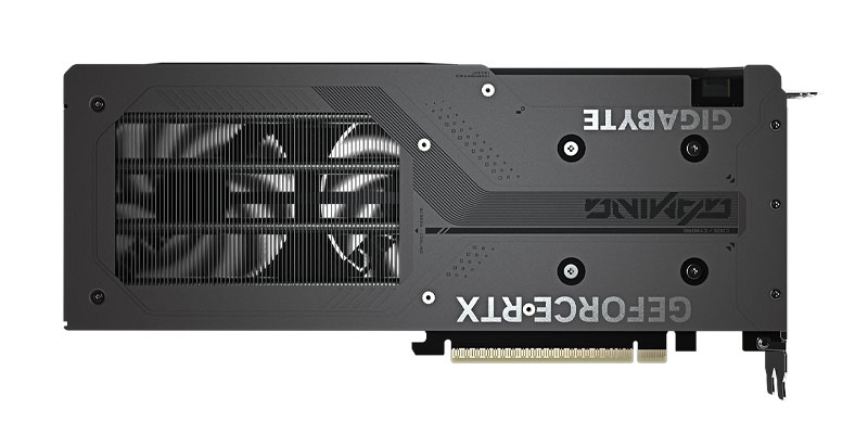 Gigabyte RTX 5060 GAMING OC 8G; zadní strana