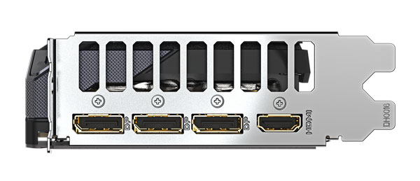 Gigabyte RTX 5060 GAMING OC 8G; obrazové výstupy 