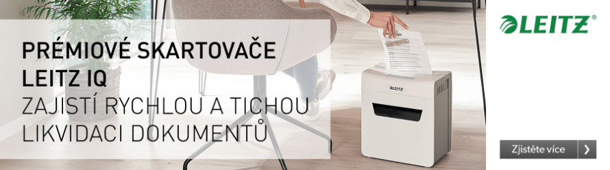 Prémiové skartovače Leitz IQ