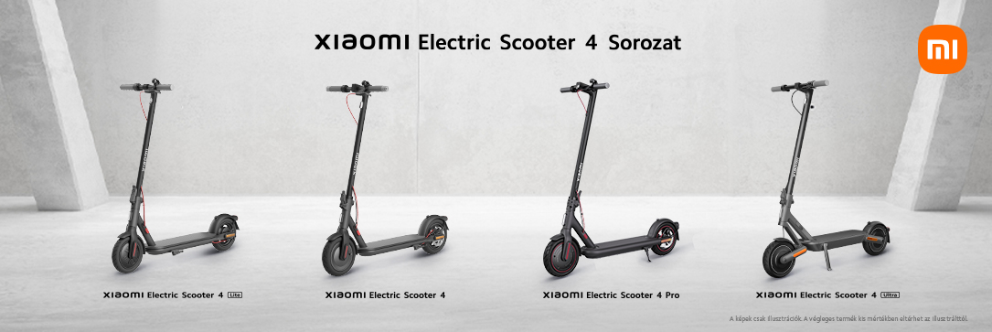 Xiaomi scooter 4 sorozat