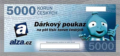 Alza dárkový poukaz 5000