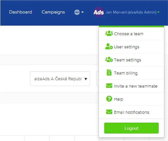 Uživatelské nastavení