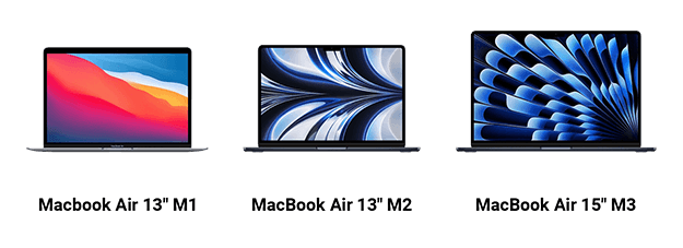 MacBook porovnání