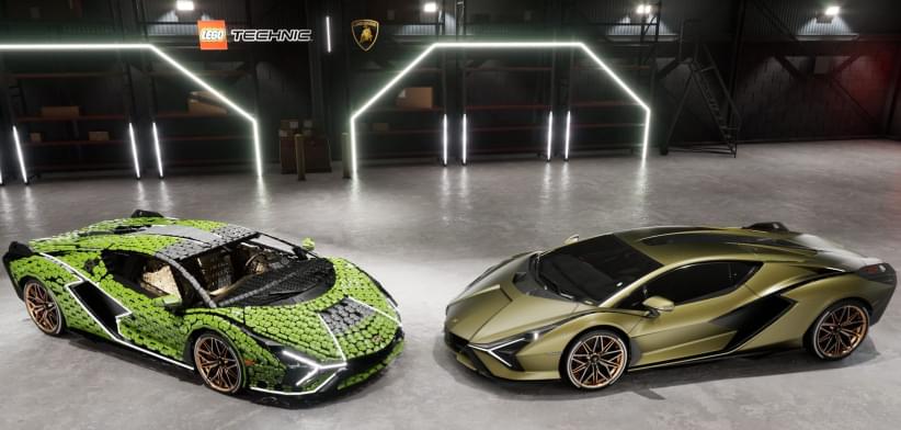Lamborghini Sian Lego and Lamborghini Sian 