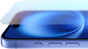 iPhone 16, pohled na tělo z leteckého hliníku a odolný Ceramic Shield