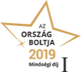 Quality Award 1. placed 'Az Ország Boltja - 2019'