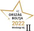 Quality Award 2. placed 'Az Ország Boltja - 2022'