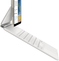 iPad Air prichytený k Magic Keyboardu