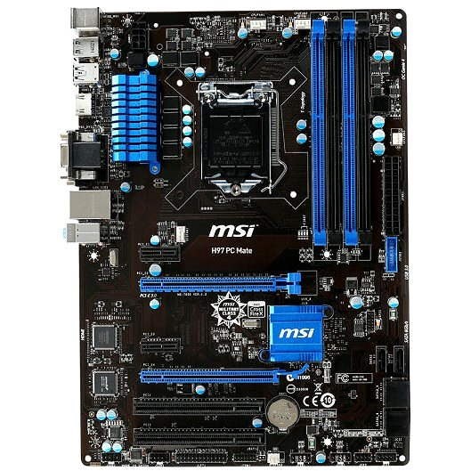 Msi h97 pc mate обзор