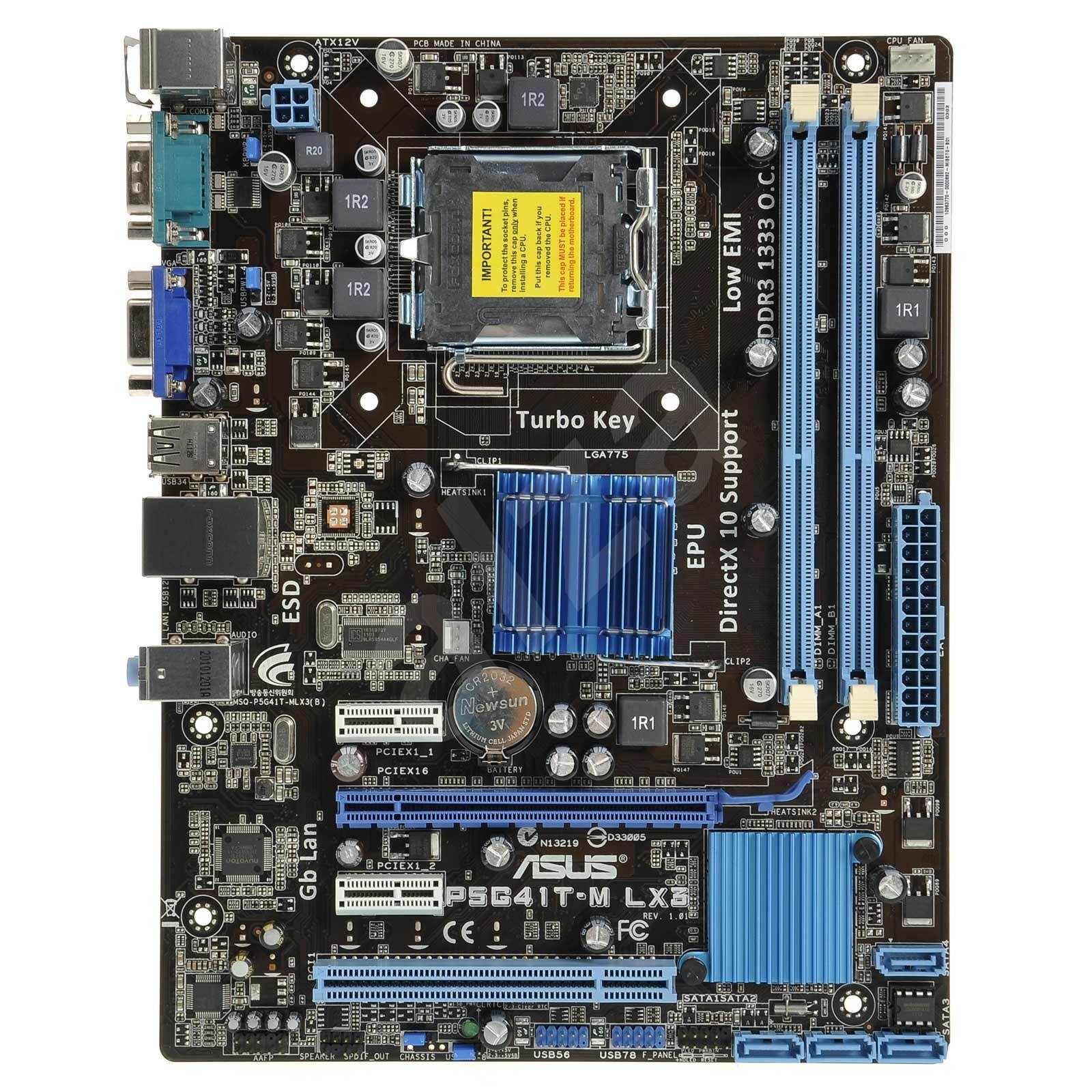 Asus p5g41t m lx3 настройки bios