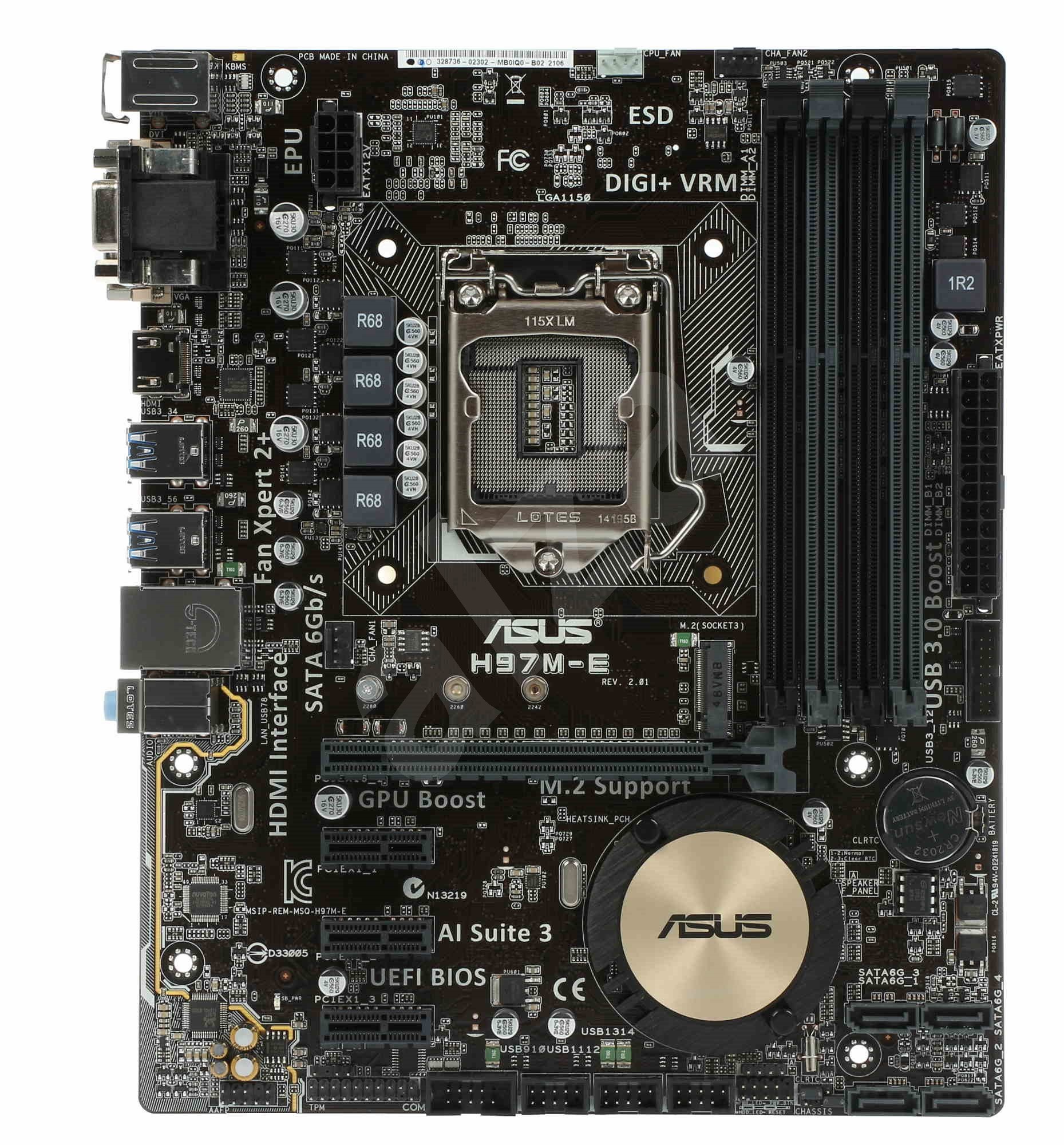 Обзор asus h97m e