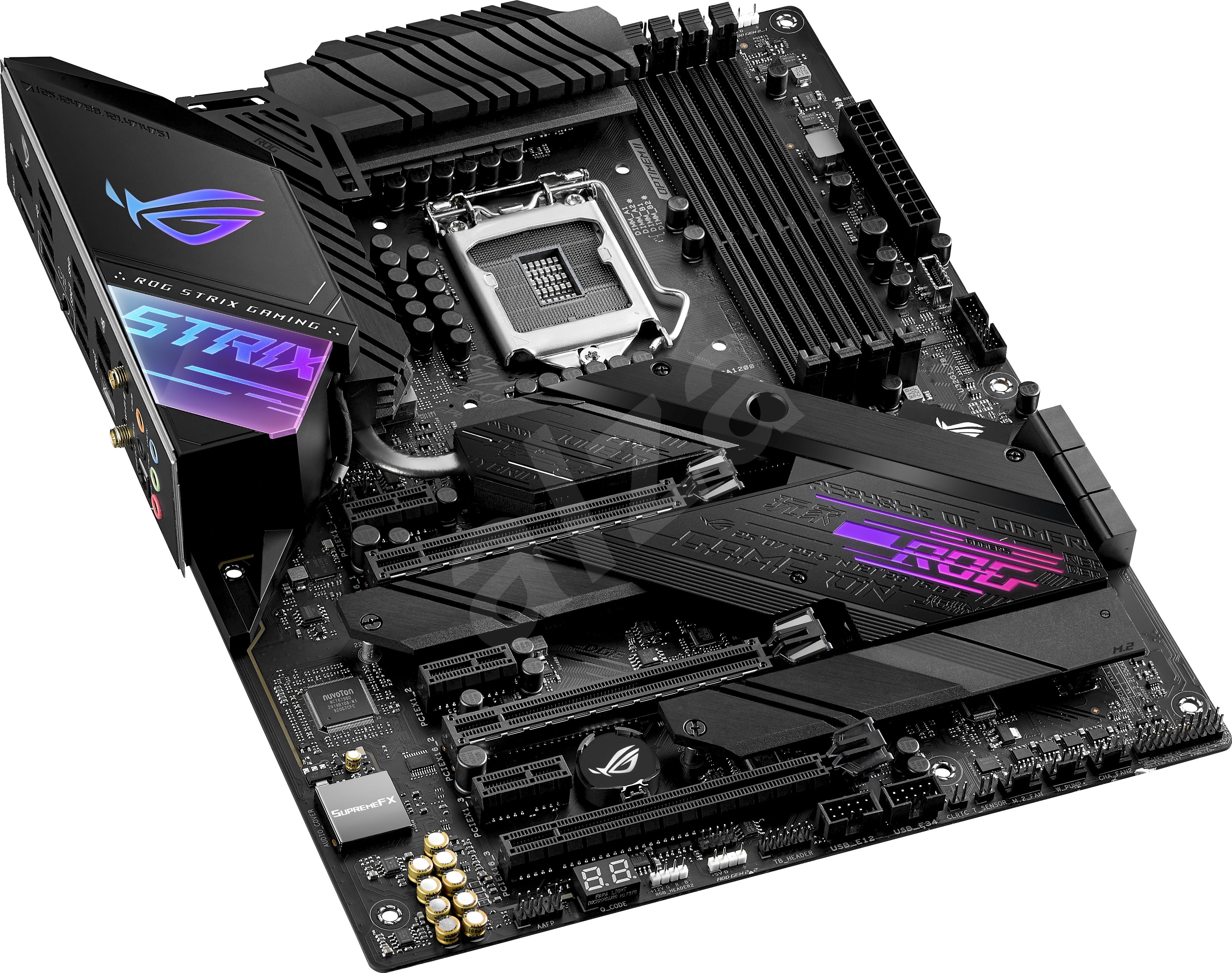 Как разогнать 10700к на материнке от asus z490 rog strix e gaming