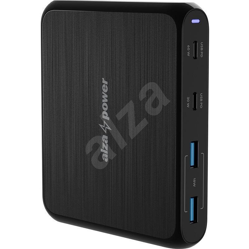 AlzaPower M200 Multi Charge Power Delivery 90W černá - Nabíječka do sítě