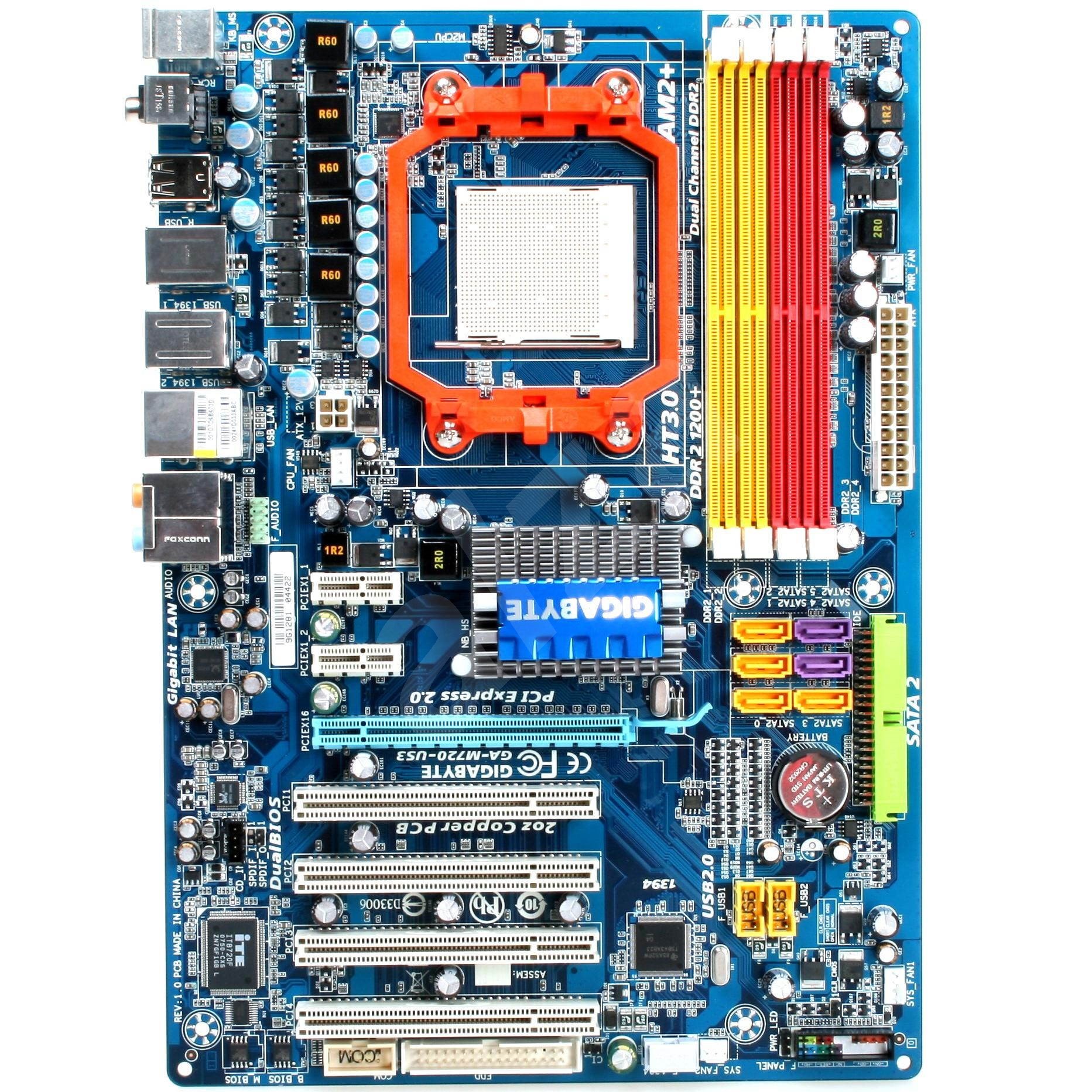 Gigabyte ga m720 us3 подключение