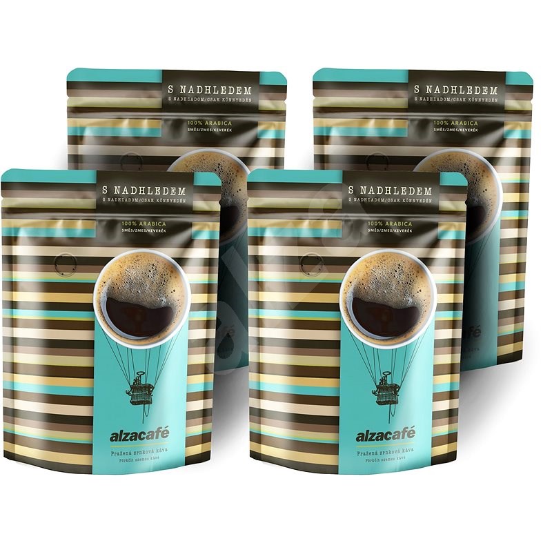 AlzaCafé, zrnková, 4x250g - Káva