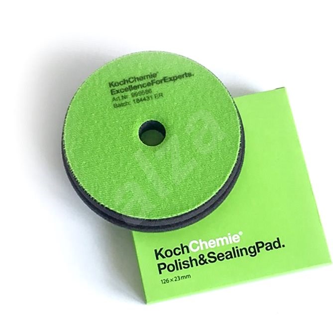KochChemie POLISH & SEALING 126x23 mm zelený - Leštící kotouč