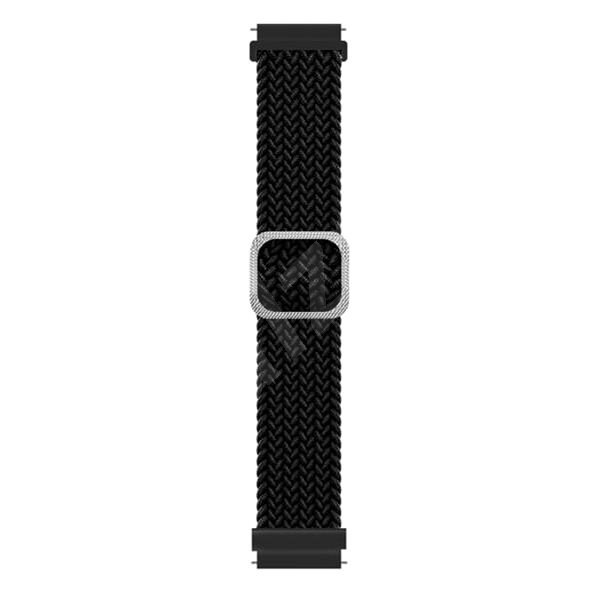 Aligator Watch 20mm textilní řemínek černý - Řemínek
