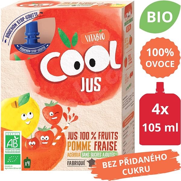 Vitabio Cool Bio Jus Jablko Jahoda A Acerola 4 105 Ml Prikrm Alza Cz