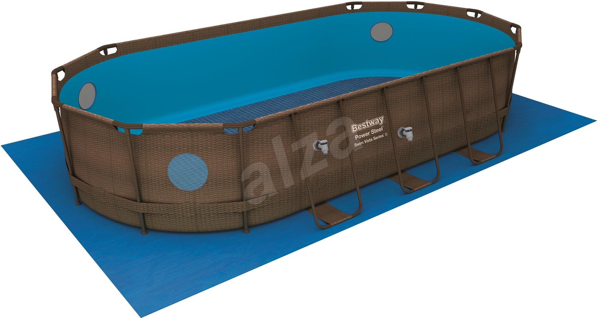 bestway oval pool sides bowing