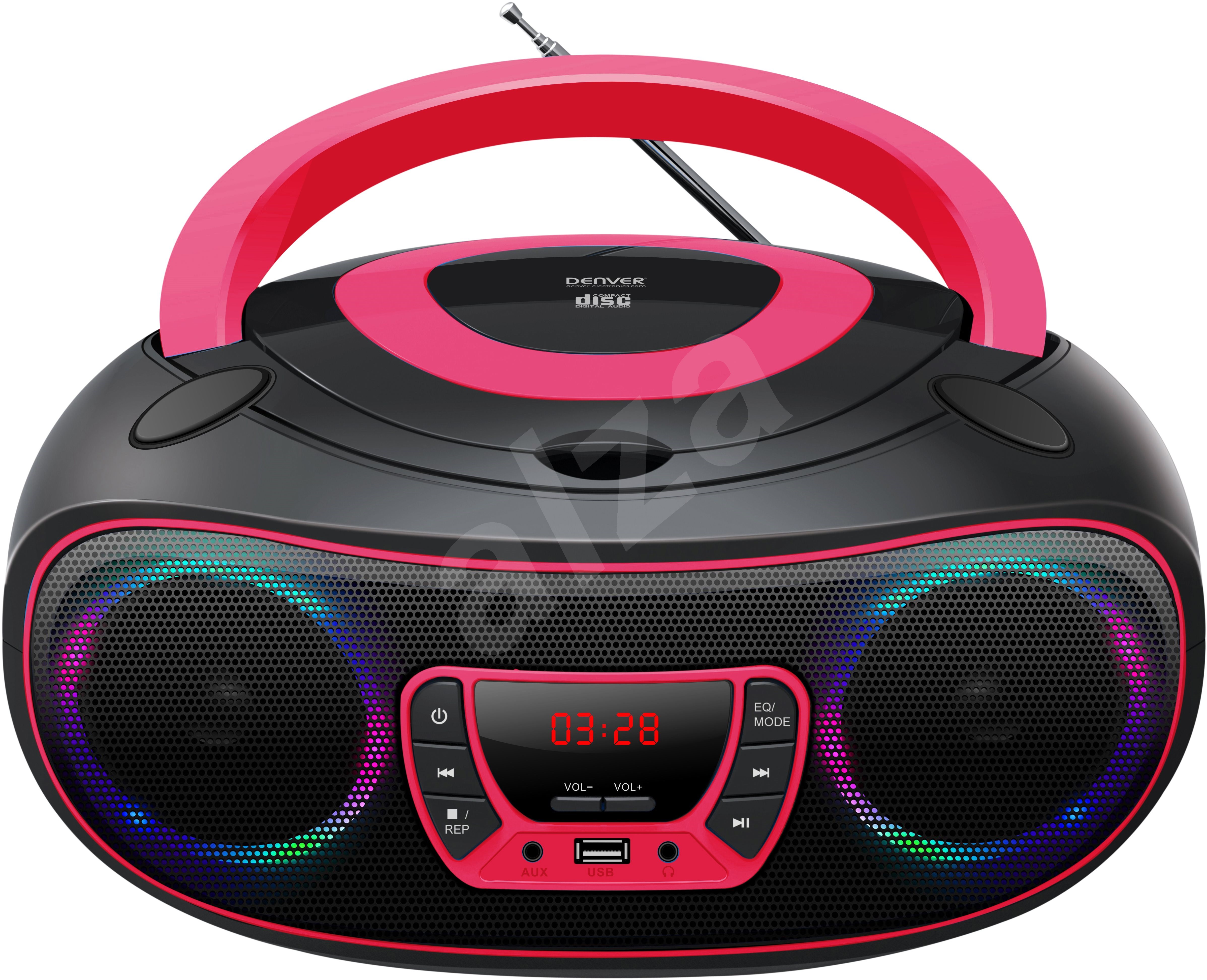 Lettore CD Portatile Denver Con Bluetooth - Radio FM E Luci LED - Foto 5