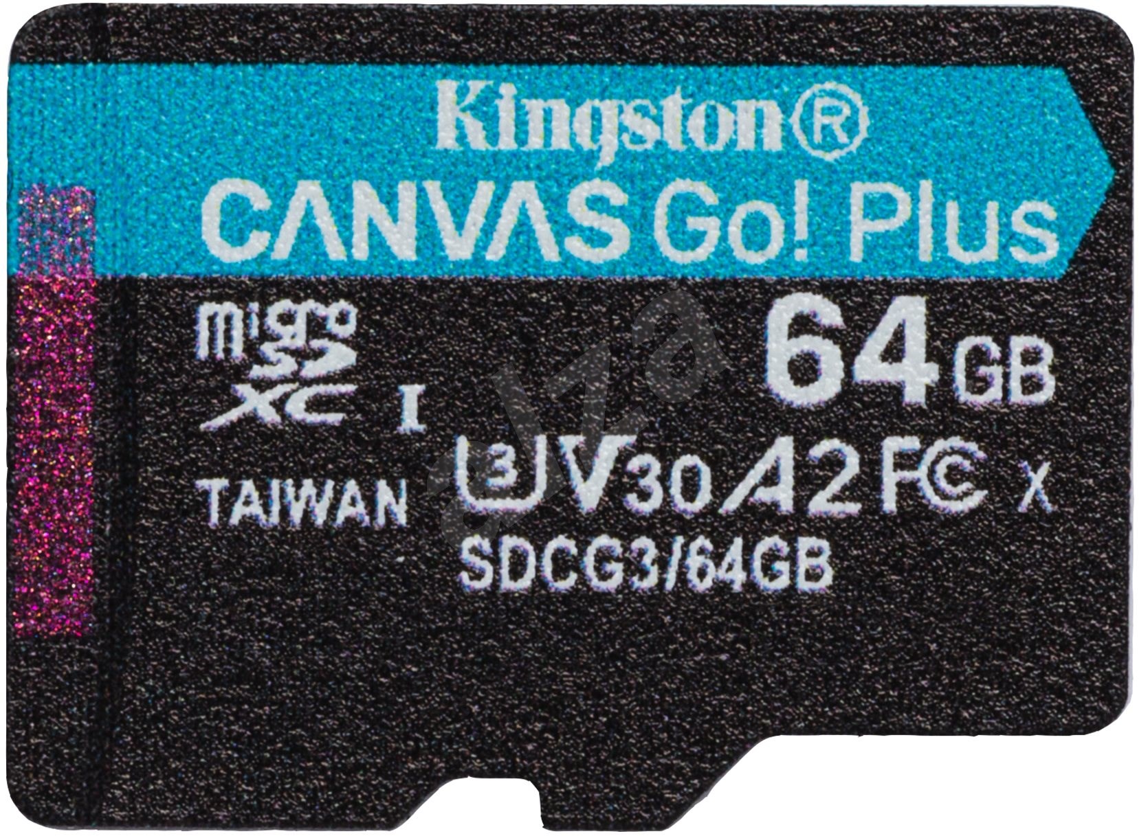 Карта памяти microsdxc uhs i u3 kingston canvas go plus 64 гб