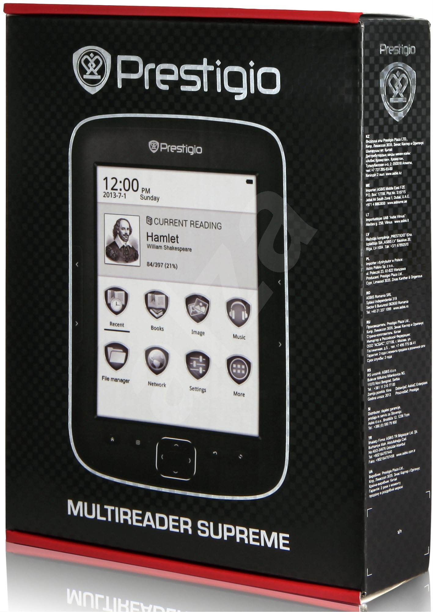 Prestigio multireader lumen 3764 не включается