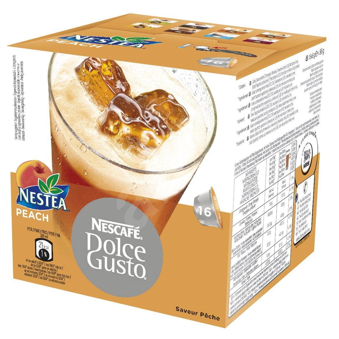 NESCAFÉ DOLCE GUSTO ICE TEA PEACH Kávové kapsle Alza.cz