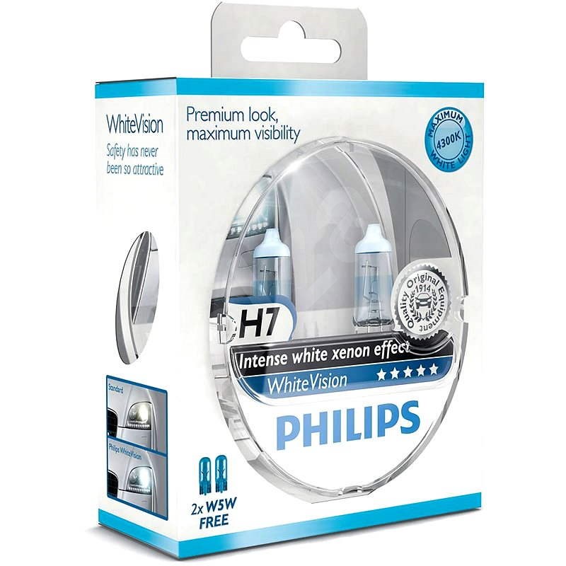 Philips H7 Whitevision 55w Patice Px26d 2ks Zdarma 2x W5w Autozarovka Alza Cz 