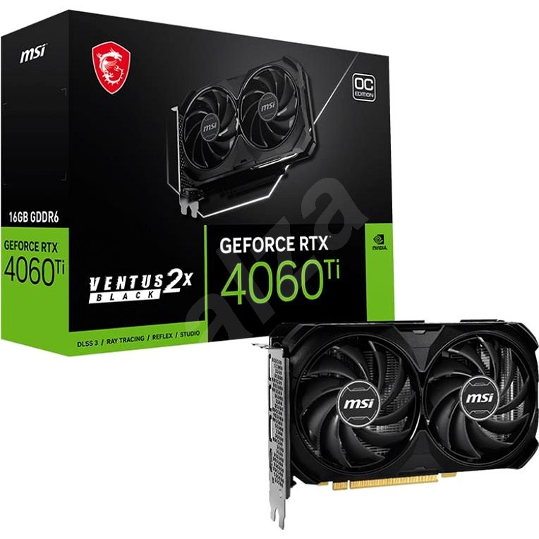 MSI RTX 4060 Ti VENTUS 2X BLACK 16G OC