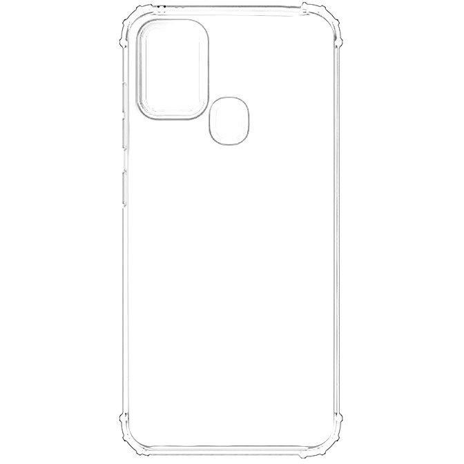 Hishell TPU Shockproof pro Samsung Galaxy A21s čirý - Kryt na mobil