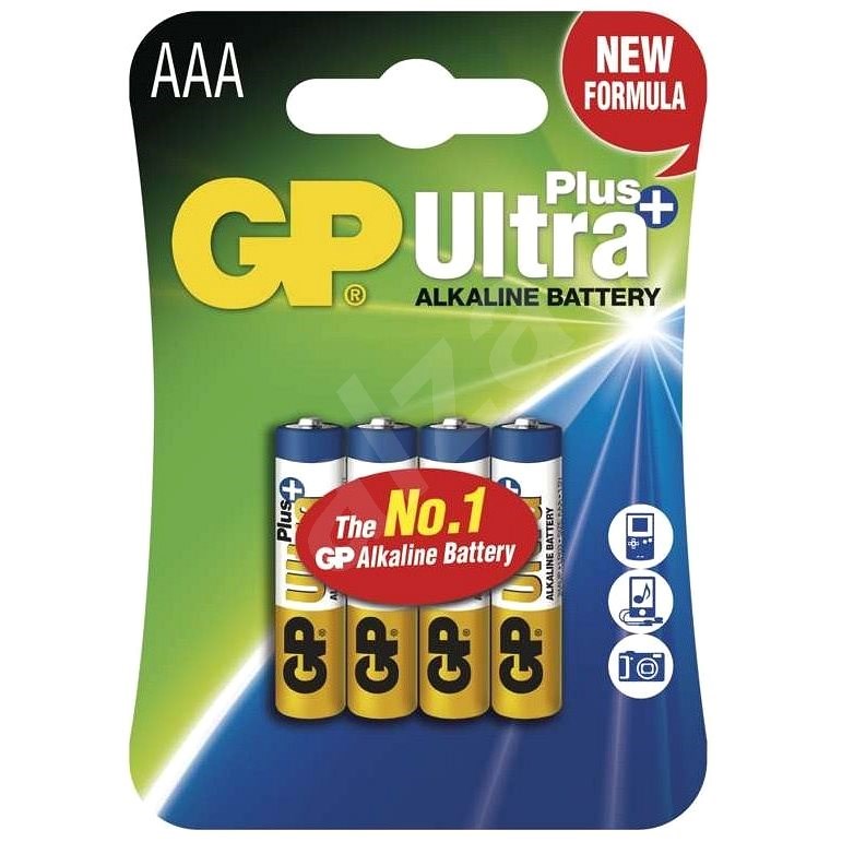 GP Ultra Plus Alkaline LR03 (AAA) 4ks v blistru - Jednorázová baterie