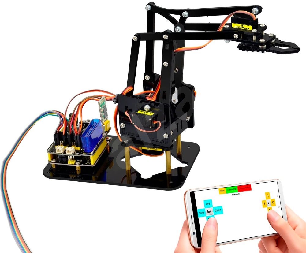 assembling arduino robotic arm
