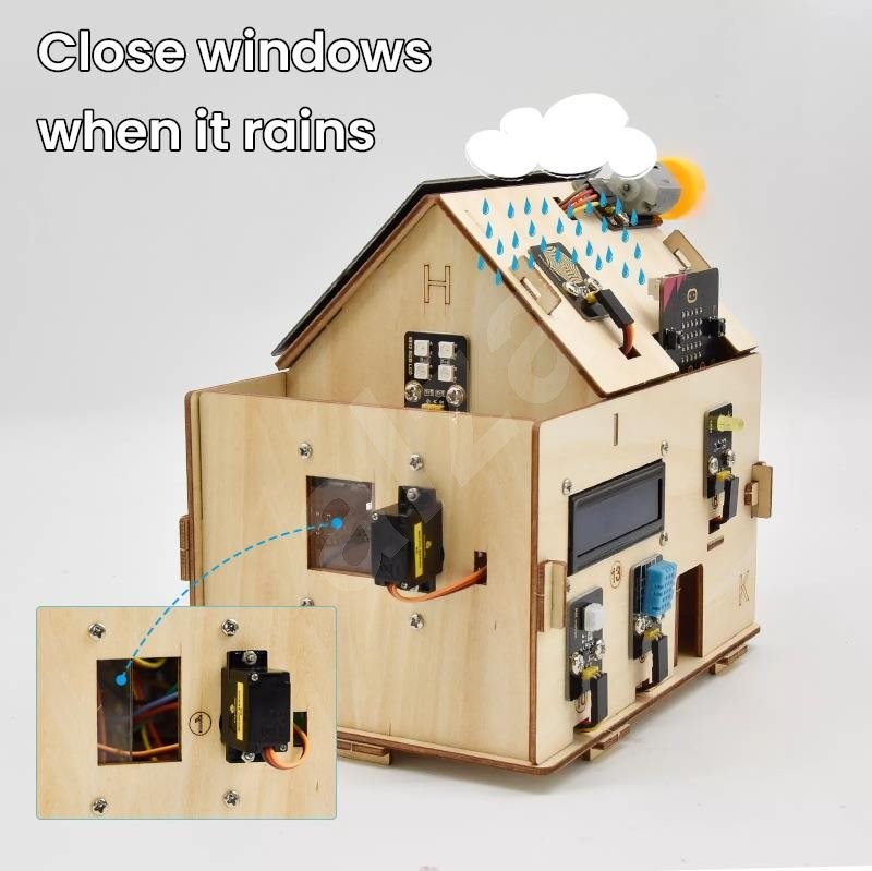 Keyestudio KS4028 Arduino Smart Home kit pro Micro Bit (bez microbit ...