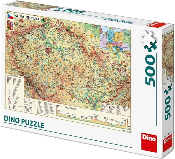 puzzle mapa české republiky Mapa České republiky   Puzzle | Alza.cz