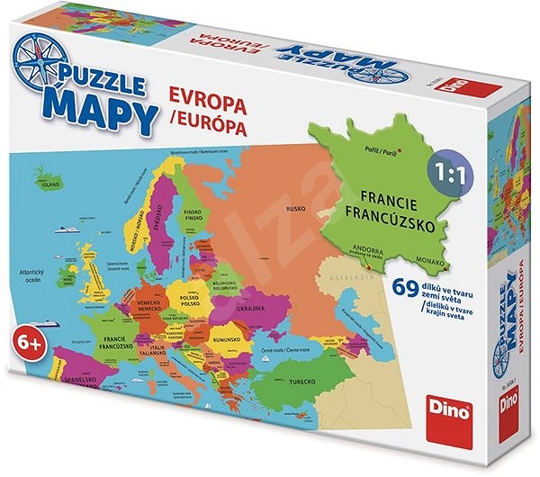 puzzle mapa evropy Mapa Evropy   Puzzle | Alza.cz